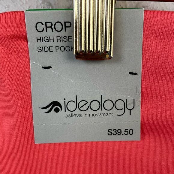 NWT Ideology Cropped High Rise Athletic Leggings Size L - Picture 6 of 8